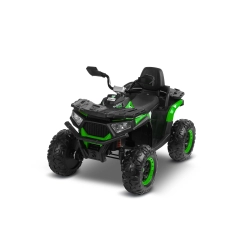 Pojazd akumulatorowy QUAD GIGANT Green Toyz by Caretero 4 mocne silniki 45 W, oświetlenie LED, pilot